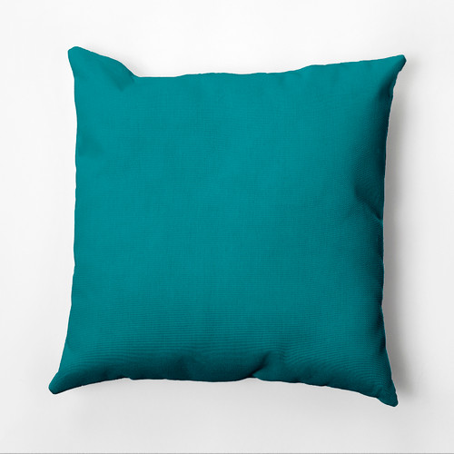 26" x 26" Blue Square Throw Pillow - IMAGE 1