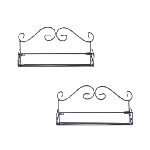 Set of 2 Black Multi-purpose Spice Rack 11" - IMAGE 1