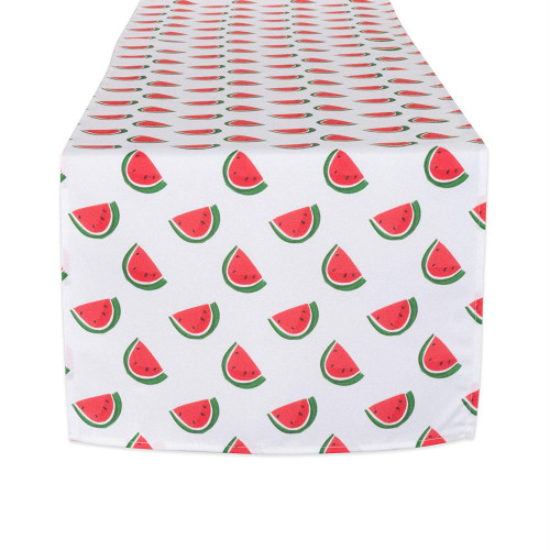 72" Outdoor Table Runner with Watermelon Printed Design - IMAGE 1