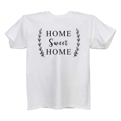 48" Men's Cotton T-Shirt with Mr. Home Sweet Home Wheat Design - IMAGE 1
