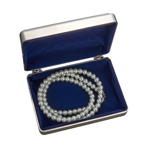 3.75" x 5.25" Double Velvet Jewelry Box - IMAGE 1