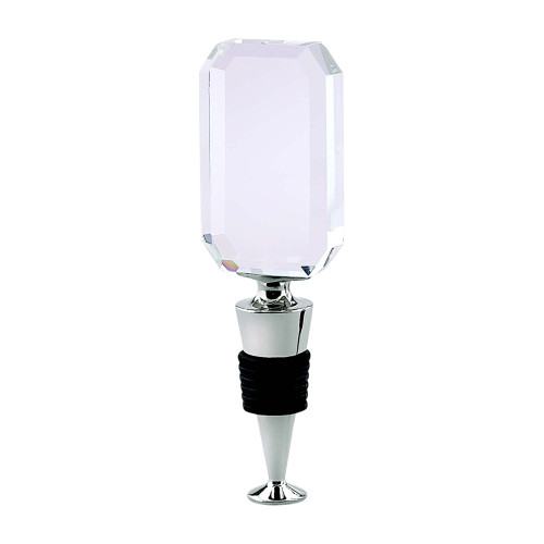 Clear Acrylic Wine Bottle Stopper - 4" - IMAGE 1