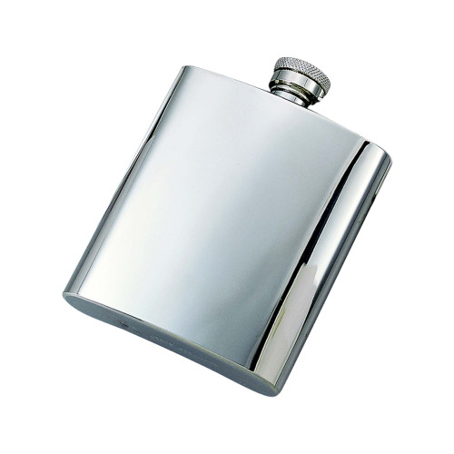 5.25" Plain Designed Stainless Steel Flask - IMAGE 1