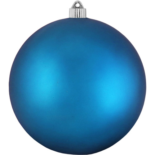 Matte Aloha Blue Shatterproof Christmas Ball Ornament 8" (200mm) - IMAGE 1