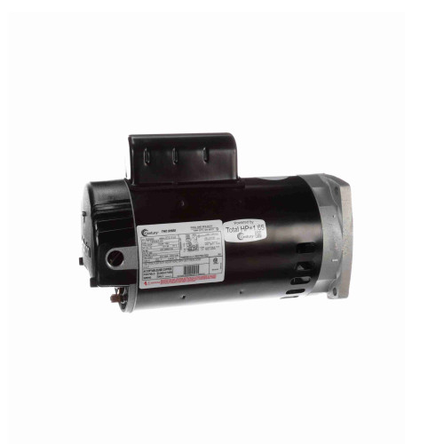 1 to 0.12 HP Square Flange Dual Speed Pool Pump Motor, 1.65 SF - IMAGE 1
