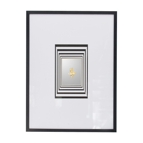 Minimalist Framed Wall Art with Small Bust - 24" x 31.5" - IMAGE 1