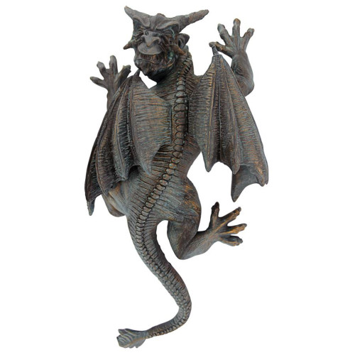 13" Black and Brown Hand Painted Demon on the Loose Sculpture - IMAGE 1