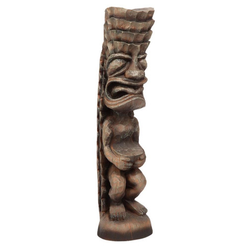 23.5" Tiki the God of the Luau Outdoor Garden Statue - IMAGE 1
