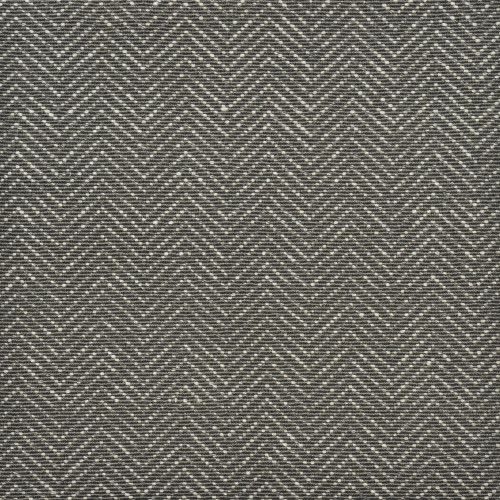3' x 15' Gray and Ivory Dorchester Geometric Broadloom Area Throw Rug Runner - IMAGE 1