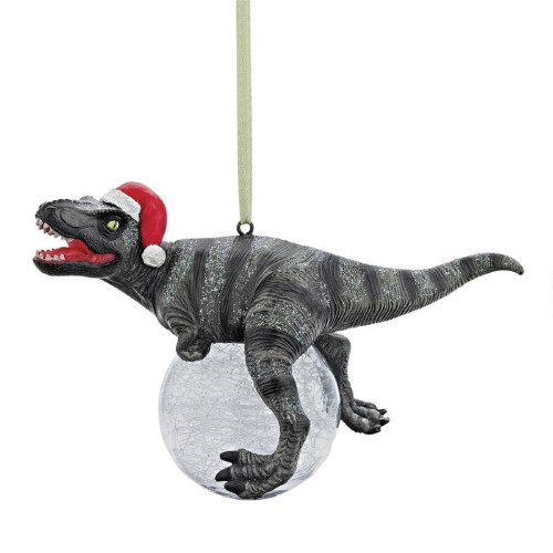 Blitzer the T-Rex Christmas Ornament - 5" - IMAGE 1
