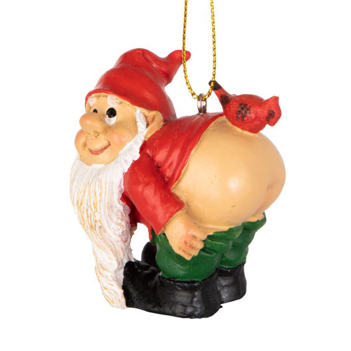 2.5" Loonie Moonie Gnome Christmas Ornament - IMAGE 1