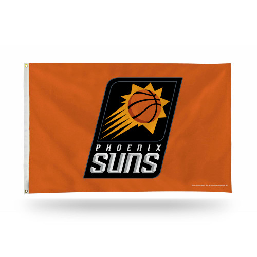3' x 5' Orange and Black NBA Phoenix Suns Rectangular Banner Flag - IMAGE 1