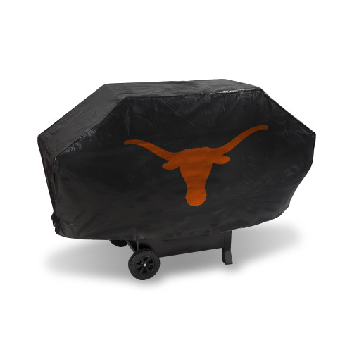 68" Black and Orange NCAA Texas Longhorns Outdoor Grill Cover - IMAGE 1