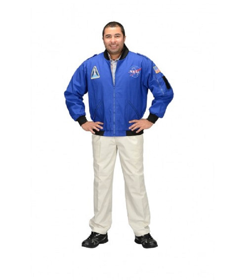 Adult Blue NASA Flight Jacket –Size Large - IMAGE 1