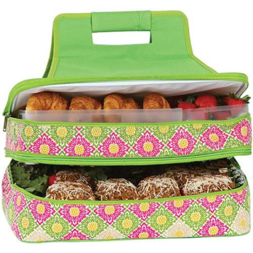 Entertainer Hot & Cold Food Carrier - Lime Rickey - IMAGE 1