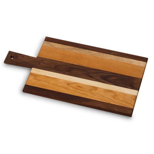 23" Brown and Gold Rectangular Serving Board - IMAGE 1