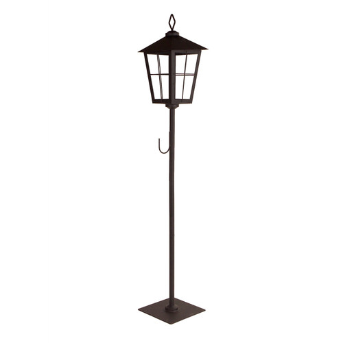 3.5' Vintage Style Lantern with Wreath Holder - IMAGE 1