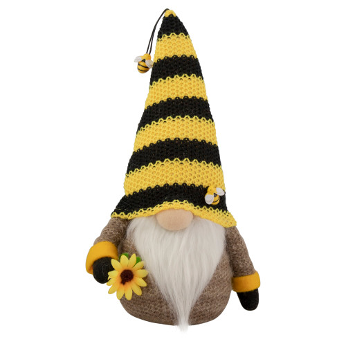 10.75" Bumblebee and Sunflower Springtime Gnome - IMAGE 1