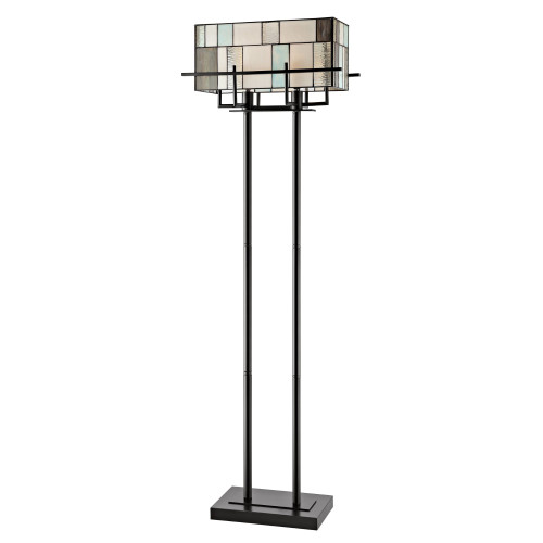 63" Rectangular Stonegate Hand Crafted Floor Lamp - IMAGE 1