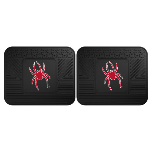 Set of 2 Red and Black NCAA Richmond Spiders Car Mats 14" x 17" - IMAGE 1