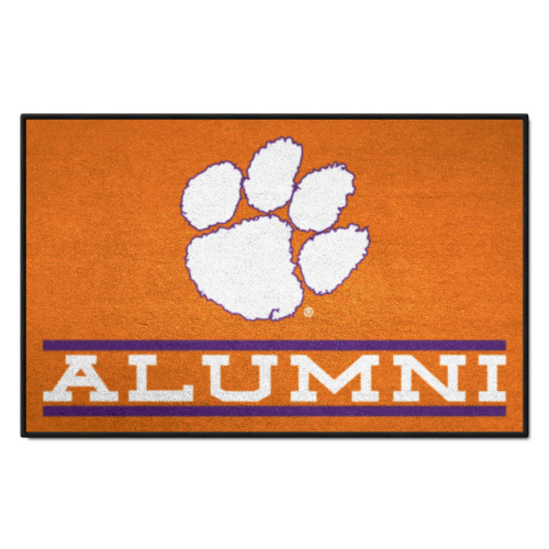 NCAA Clemson University Tigers Alumni Starter Doormat 30" x 19" - IMAGE 1