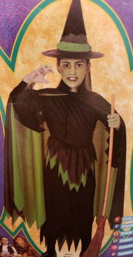 Girl's Wicked Witch Halloween Costume - Size Medium - IMAGE 1