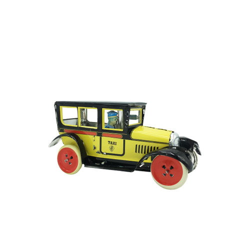 Vintage Style Taxi Collectible Wind Up Tin Toy - 6.5" - IMAGE 1