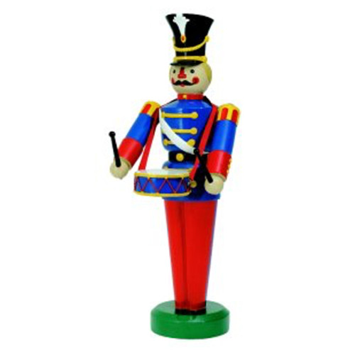75" Blue and Red Life Size Soldier Toy Christmas Decor - IMAGE 1