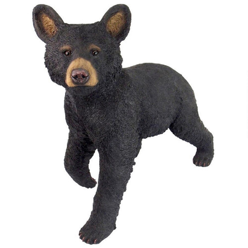 Snooping Cub Bear Outdoor Garden Statue - 20.5" - IMAGE 1