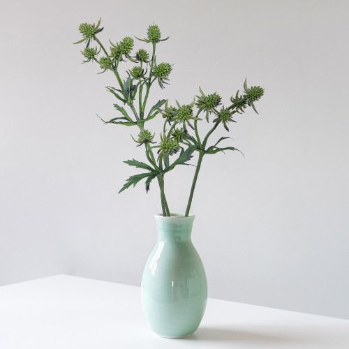 Thistle Artificial Floral Spray - 25" - Green - IMAGE 1