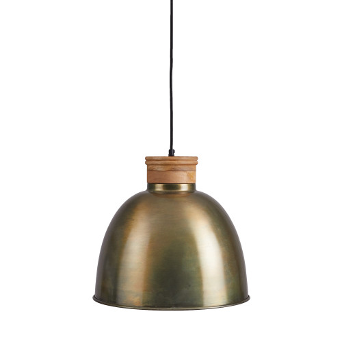 Dome Ceiling Pendant Light Fixture - 17.5" - Bronze - IMAGE 1