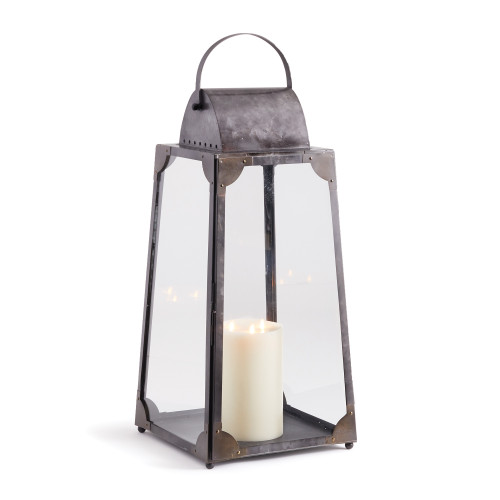 36" Vibrant Unique Madera Outdoor Large Candle Lantern - IMAGE 1