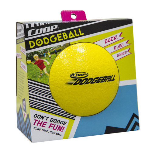 6" Solid Yellow Textured Sting-Free Outdoor Yard Sport Dodgeball - IMAGE 1