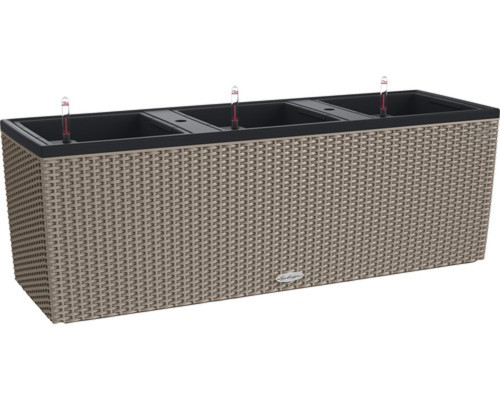 51" Sand Brown All In One Wicker Finish Planter - IMAGE 1