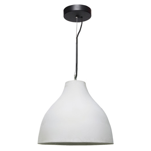 15.25" Black and Gray Ceiling Pendant Light Fixture - IMAGE 1