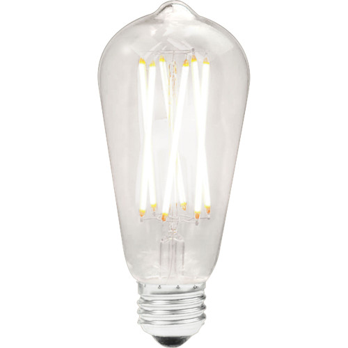Set of 3 Clear LED Dimmable Light bulb 5.5" - IMAGE 1