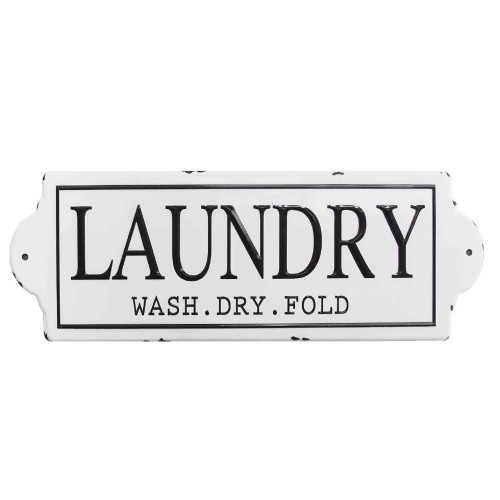 28" Laundry Wall Decoration - IMAGE 1