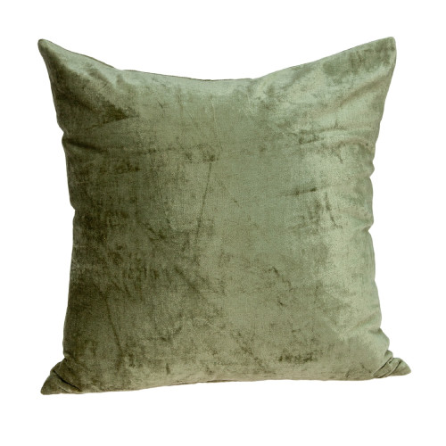 18” Olive Handloom Throw Pillow - IMAGE 1