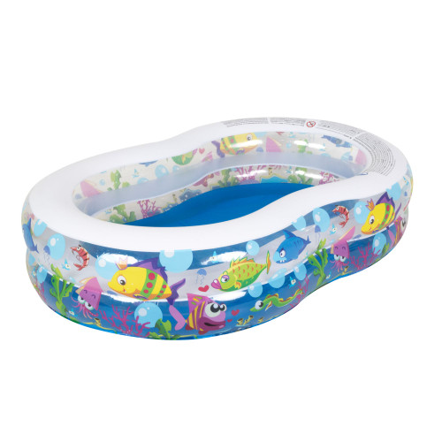 Inflatable Sea Life Kiddie Swimming Pool - 69" - IMAGE 1