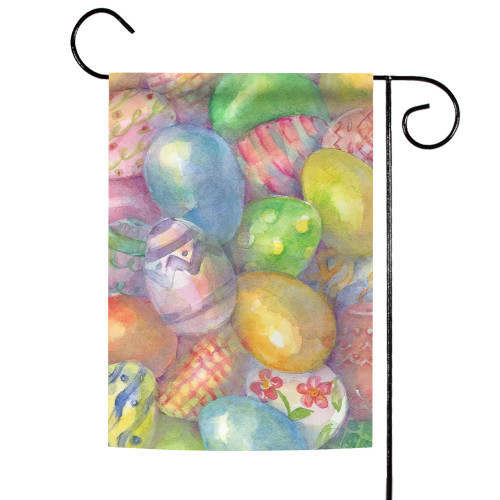 Easter Eggs Outdoor Garden Flag 18" x 12.5" - IMAGE 1