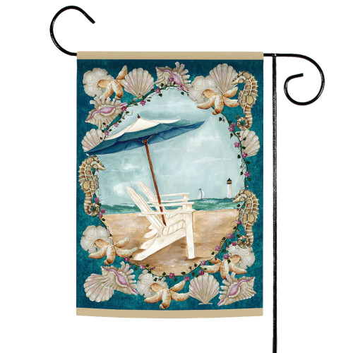 Nautical Seabreeze Outdoor Garden Flag 18" x 12.5" - IMAGE 1