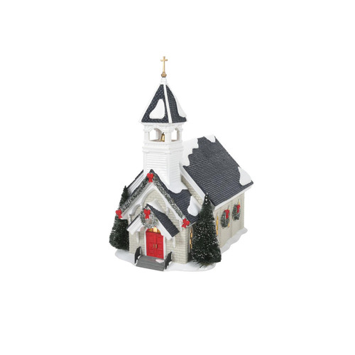 Dept 56 Pleasant View Church Christmas Figure - IMAGE 1
