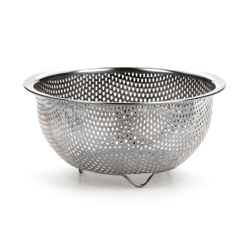 Precision Pierced Kitchen Berry Colander - 6.5" - Silver - IMAGE 1