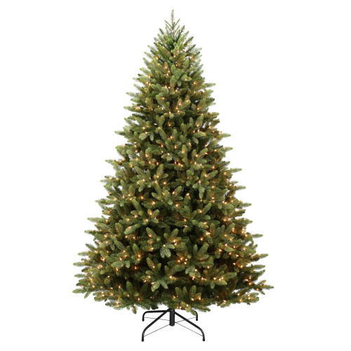 Pre-lit Medium Artificial Westford Spruce Christmas Tree - 7.5’ - Clear Lights - IMAGE 1