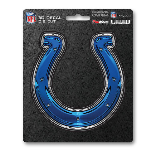 6.25” NFL Indianapolis Colts 3D Decal Sticker - IMAGE 1