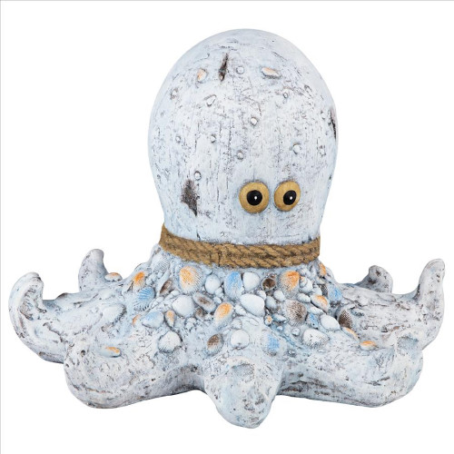 14.5" Glamourpuss Octopus Tropical Outdoor Garden Statue - IMAGE 1