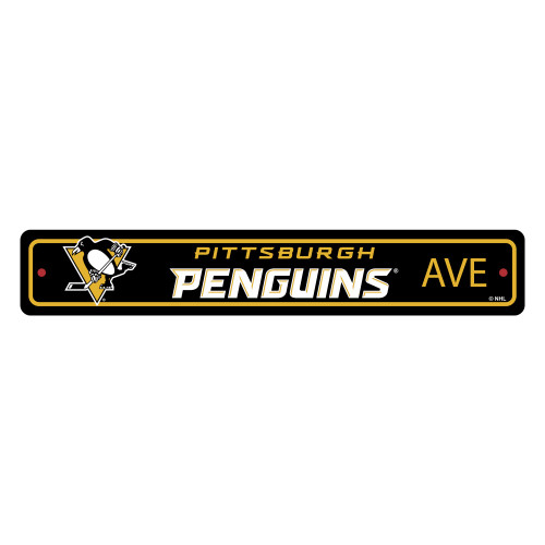 23.5" NHL Pittsburgh Penguins "Ave" Street Sign - IMAGE 1