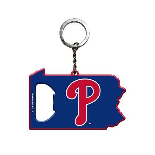 3" MLB Philadelphia Phillies Keychain Bottle Opener - IMAGE 1