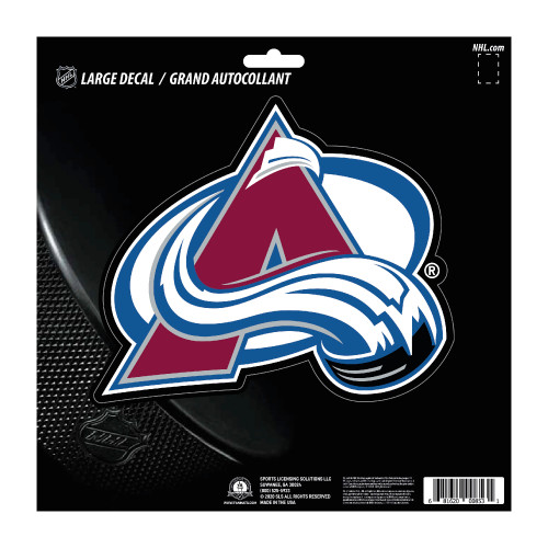 8" NHL Colorado Avalanche Large Decal Sticker - IMAGE 1