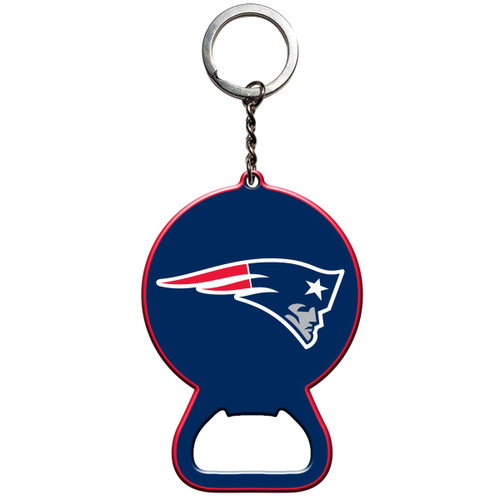 3" NFL New England Patriots Keychain Bottle Opener - IMAGE 1